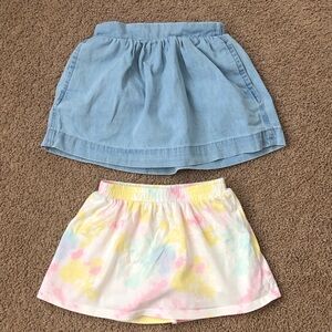 2-Pack! Toddler Girls Skorts Bundle, Size 4T